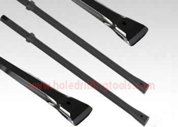 China Hard Rock Drill Rods Tungsten Carbide Chisel Head Integral Drill Steel supplier