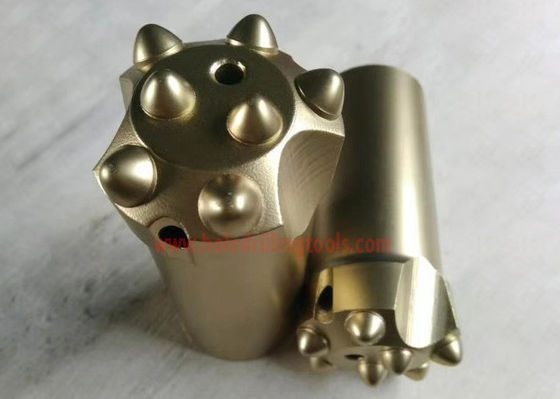 China High Efficiency Rock Drill Bit Tapered Button Bit For Mining / Blasting supplier