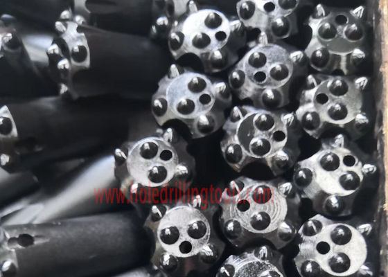 China Yellow tapered rock drill head carbide button bits 32mm 34mm 36mm 38mm supplier