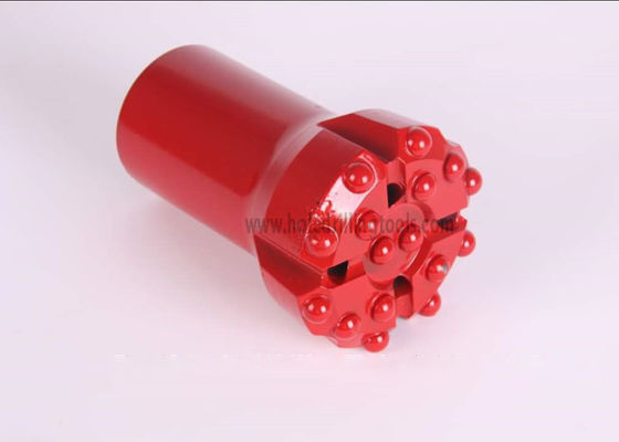 China High Precision Threaded Drill Bit Ballistic Buttons Hard Rock Drill Bits supplier