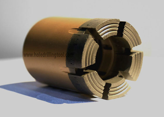 China Double Tube Wireline Diamond Core Drill Bit , High Impact Impregnated Drill Bits supplier