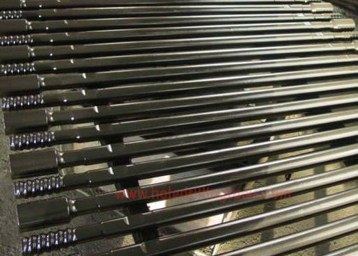 China T51 4265mm Rock Drilling Tools Threaded Steel Rod / Drill Extension Rod supplier