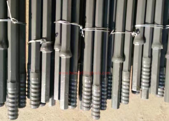 China T51 Coupling Threaded Drill Rod Thread Rock Drilling Tools 225mm Length supplier