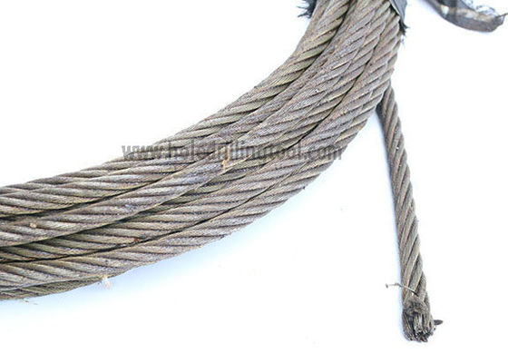 China API 9A Steel Wire Rope Abrasion Resistance For Rotary Drilling Operations supplier